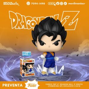Funko Pop Dragon Ball Z Vegito(Powering Up) Exclusivo #2218 - (Preventa) ¡Reserva Ahora!