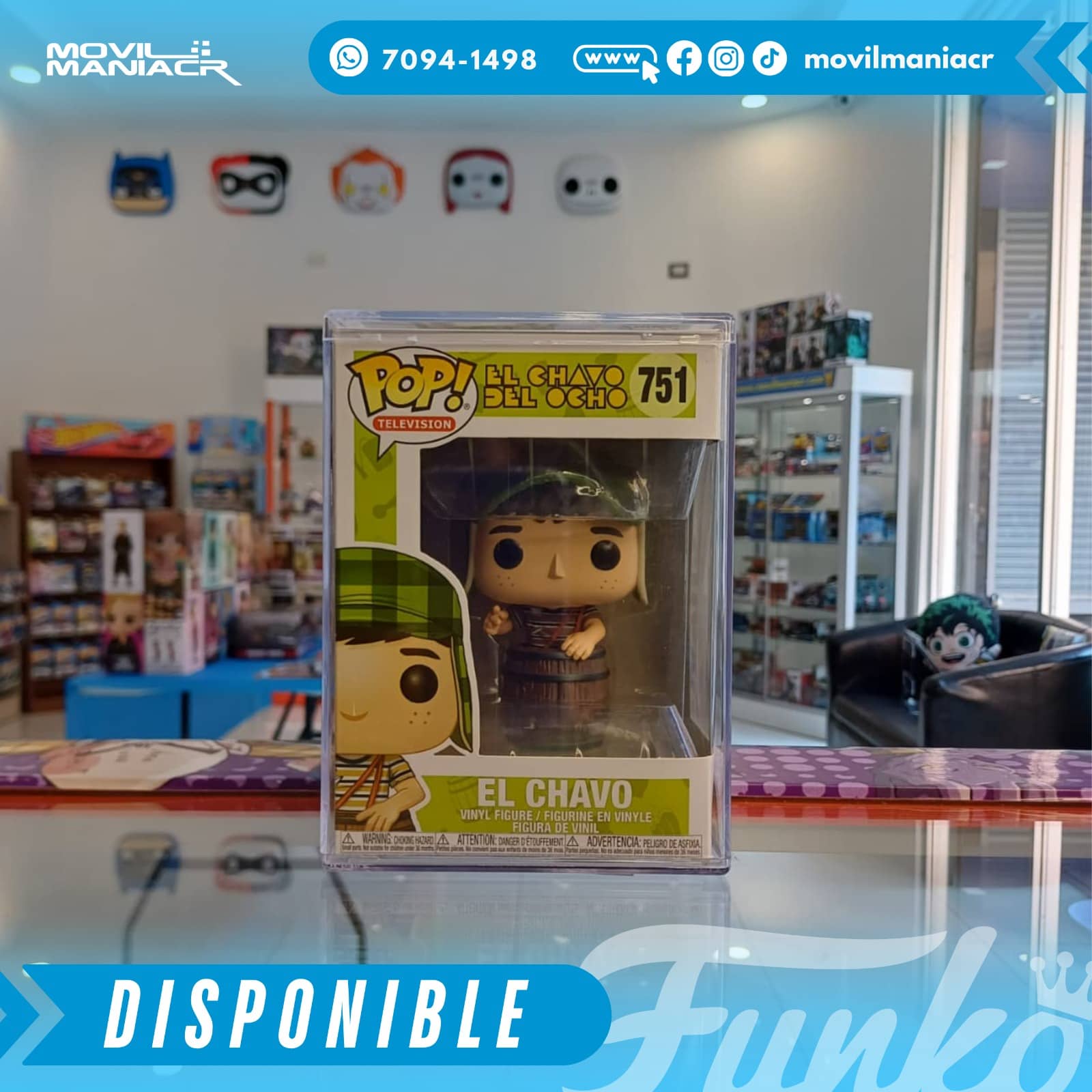 Funko Pop El Chavo #751 (Vaulted) - (Stock) ¡Disponible Ahora! 2 Funko Pop El Chavo #751 (Vaulted) - (Stock) ¡Disponible Ahora! - Imagen 2