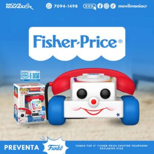 Funko Pop Fisher-Price Chatter Telephone Exclusivo #126 - (Preventa) ¡Reserva Ahora!