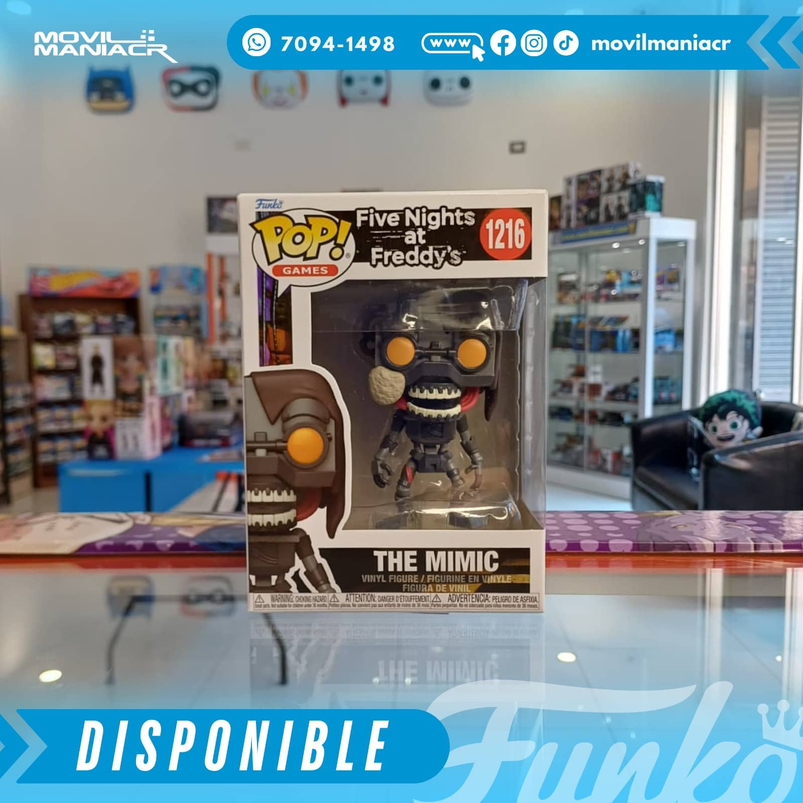 Funko Pop Five Nights at Freddy's The Mimic #1216 - (Stock) ¡Disponible Ahora! 2 Funko Pop Five Nights at Freddy's The Mimic #1216 - (Stock) ¡Disponible Ahora! - Imagen 2