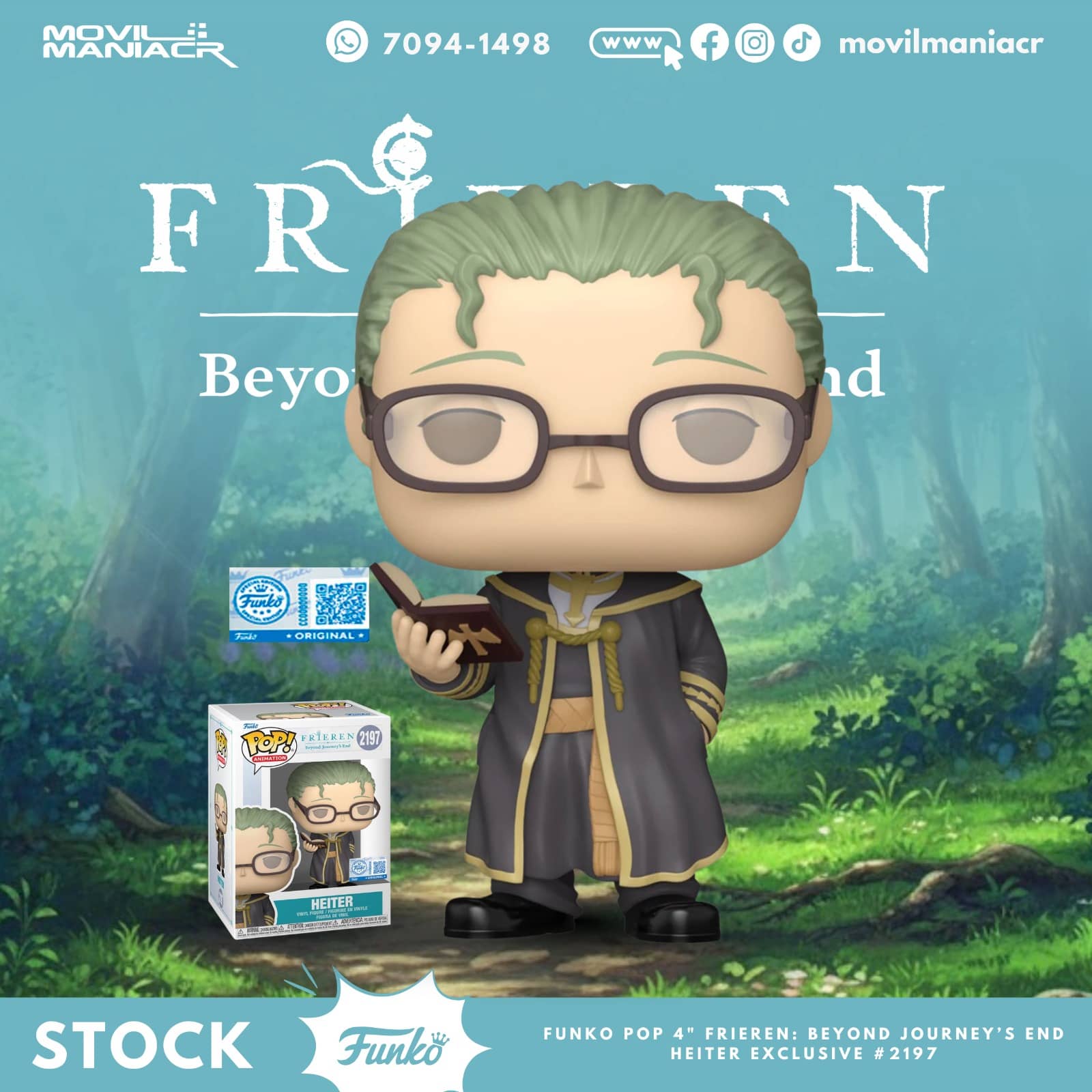 Funko Pop Frieren Beyond Journey’s End Heiter Exclusivo #2197 - (Stock) ¡Disponible Ahora! 1 Funko Pop Frieren Beyond Journey’s End Heiter Exclusivo #2197 - (Stock) ¡Disponible Ahora!