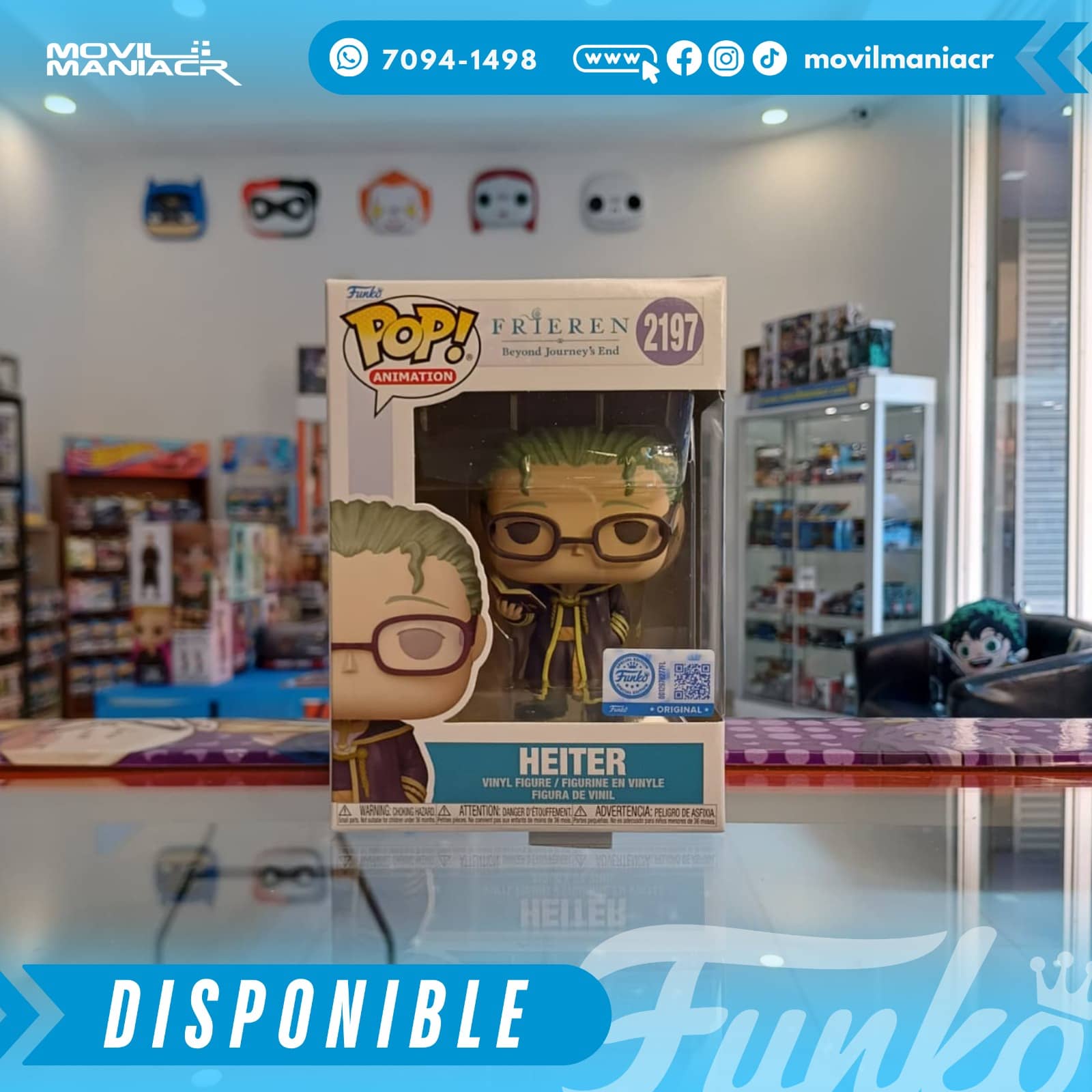 Funko Pop Frieren Beyond Journey’s End Heiter Exclusivo #2197 - (Stock) ¡Disponible Ahora! 2 Funko Pop Frieren Beyond Journey’s End Heiter Exclusivo #2197 - (Stock) ¡Disponible Ahora! - Imagen 2