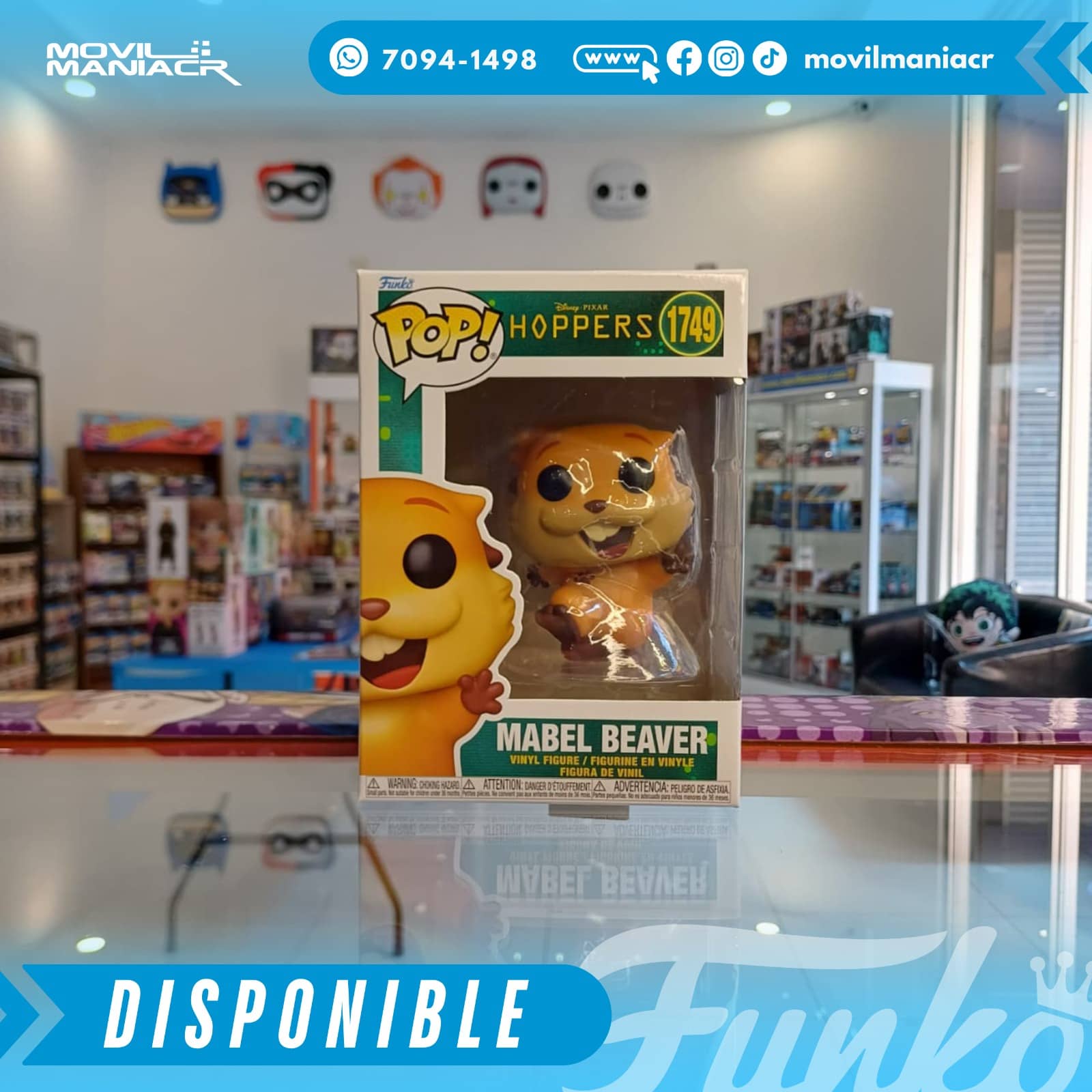 Funko Pop Hoppers Mabel Beaver #1749 - (Stock) ¡Disponible Ahora! 2 Funko Pop Hoppers Mabel Beaver #1749 - (Stock) ¡Disponible Ahora!