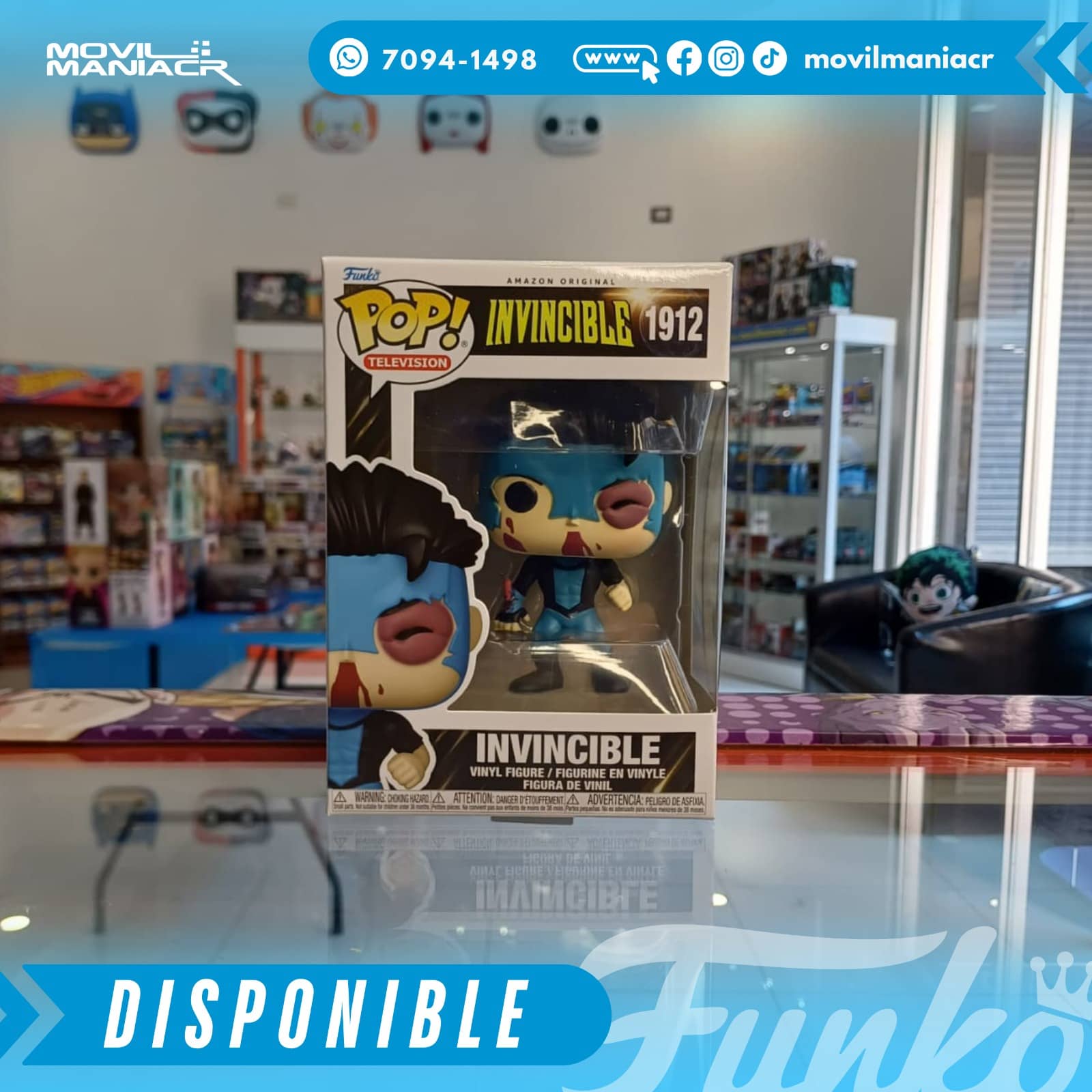 Funko Pop Invincible #1912 - (Stock) ¡Disponible Ahora! 2 Funko Pop Invincible #1912 - (Stock) ¡Disponible Ahora! - Imagen 2