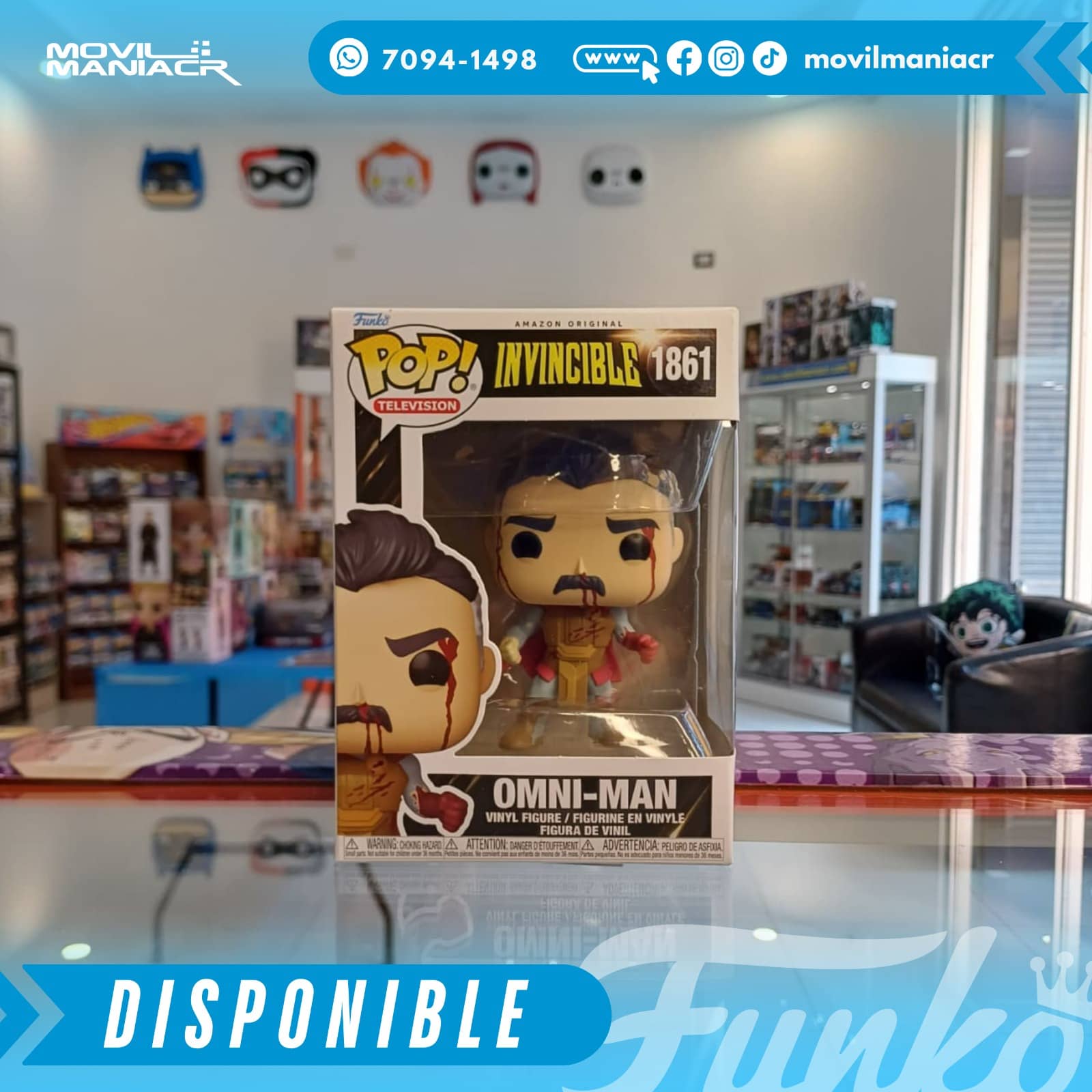 Funko Pop Invincible Omni-Man Bloody #1861 - (Stock) ¡Disponible Ahora! 2 Funko Pop Invincible Omni-Man Bloody #1861 - (Stock) ¡Disponible Ahora! - Imagen 2