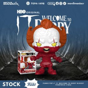 Funko Pop It Welcome to Derry Bloody Pennywise #1856 - (Stock) ¡Disponible Ahora!