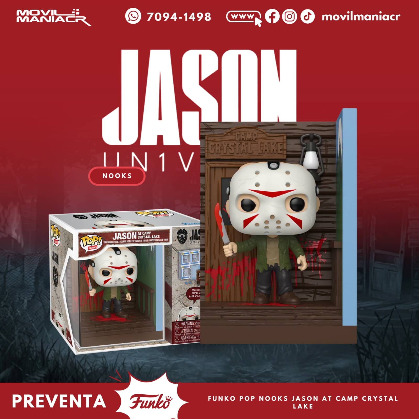 Funko Pop Jason Universe Nooks - (Preventa) ¡Reserva Ahora! 1 Funko Pop Jason Universe Nooks - (Preventa) ¡Reserva Ahora!