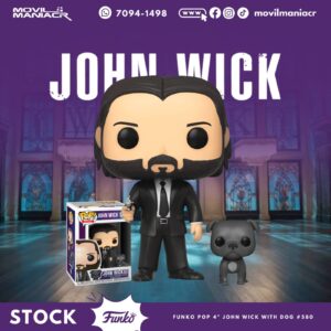 Funko Pop John Wick w Dog #580 (Vaulted) - (Stock) ¡Disponible Ahora!