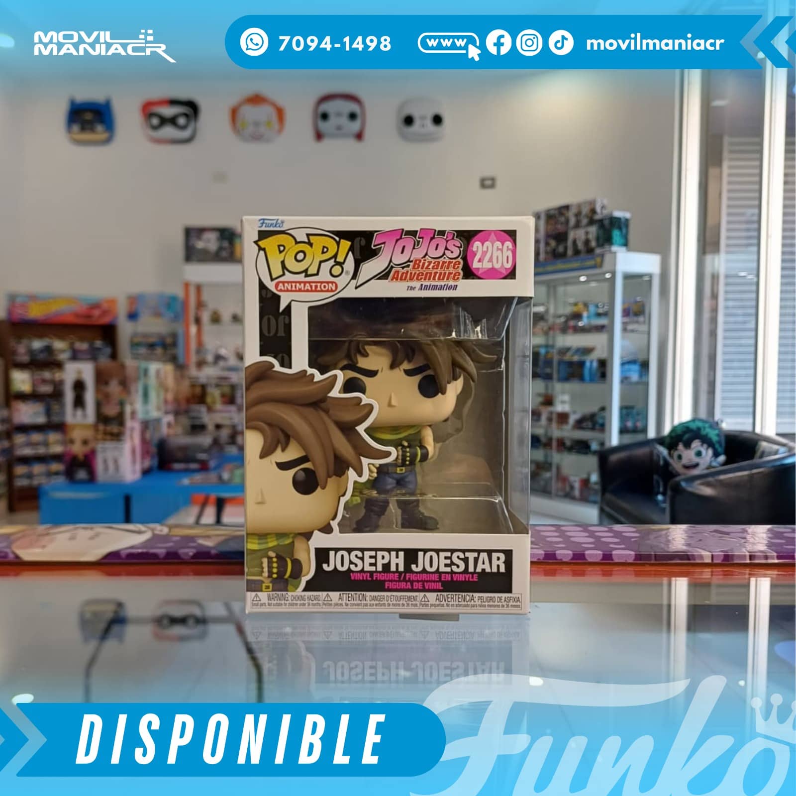 Funko Pop Jojo's Bizarre Adventure Joseph Joestar #2266 - (Stock) ¡Disponible Ahora! 2 Funko Pop Jojo's Bizarre Adventure Joseph Joestar #2266 - (Stock) ¡Disponible Ahora! - Imagen 2