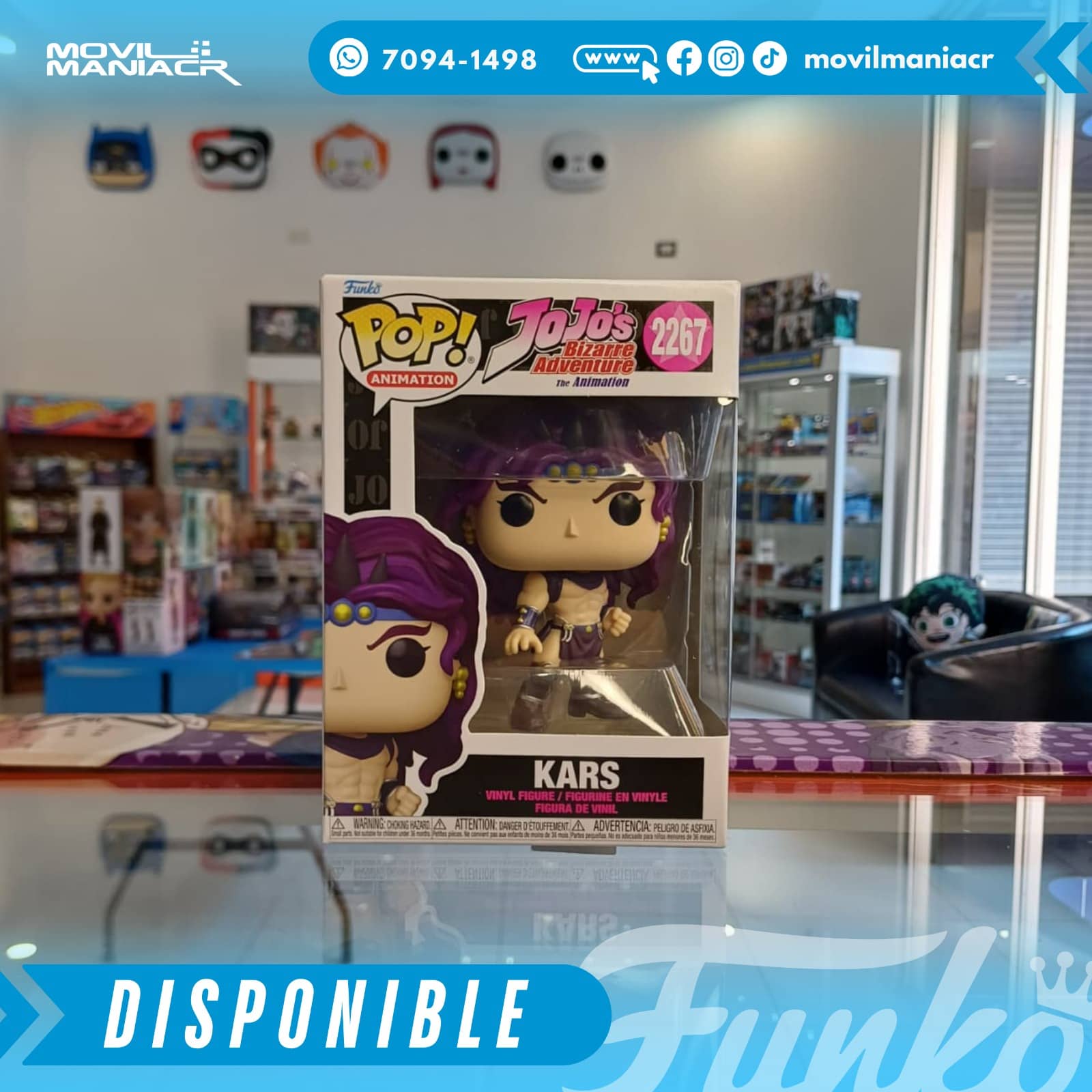 Funko Pop Jojo's Bizarre Adventure Kars #2267 - (Stock) ¡Disponible Ahora! 2 Funko Pop Jojo's Bizarre Adventure Kars #2267 - (Stock) ¡Disponible Ahora!