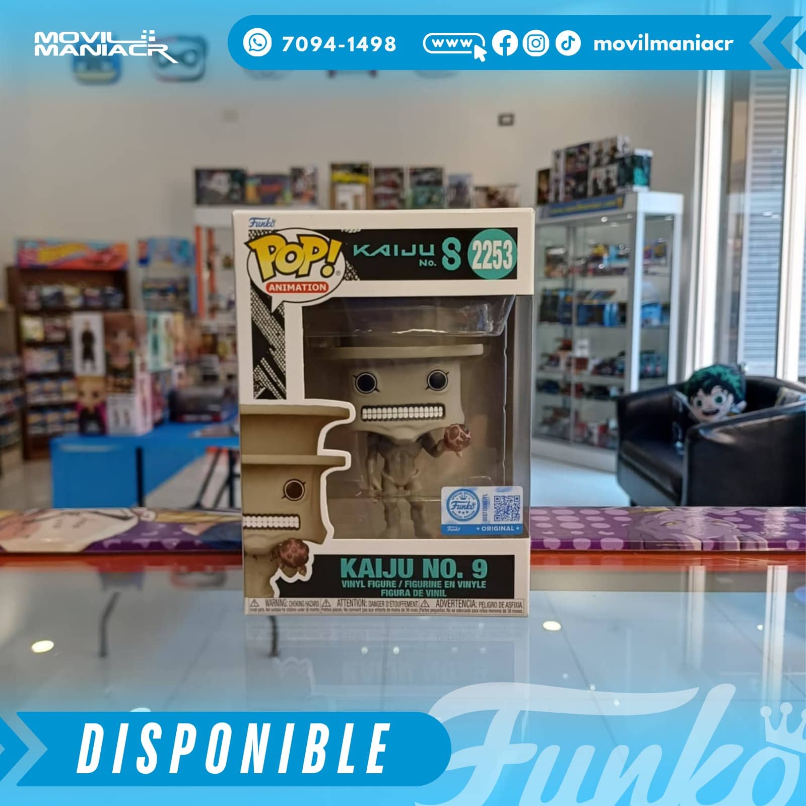 Funko Pop Kaiju No. 8 Kaiju No. 9 Exclusivo #2253 - (Stock) ¡Disponible Ahora! 2 Funko Pop Kaiju No. 8 Kaiju No. 9 Exclusivo #2253 - (Stock) ¡Disponible Ahora! - Imagen 2
