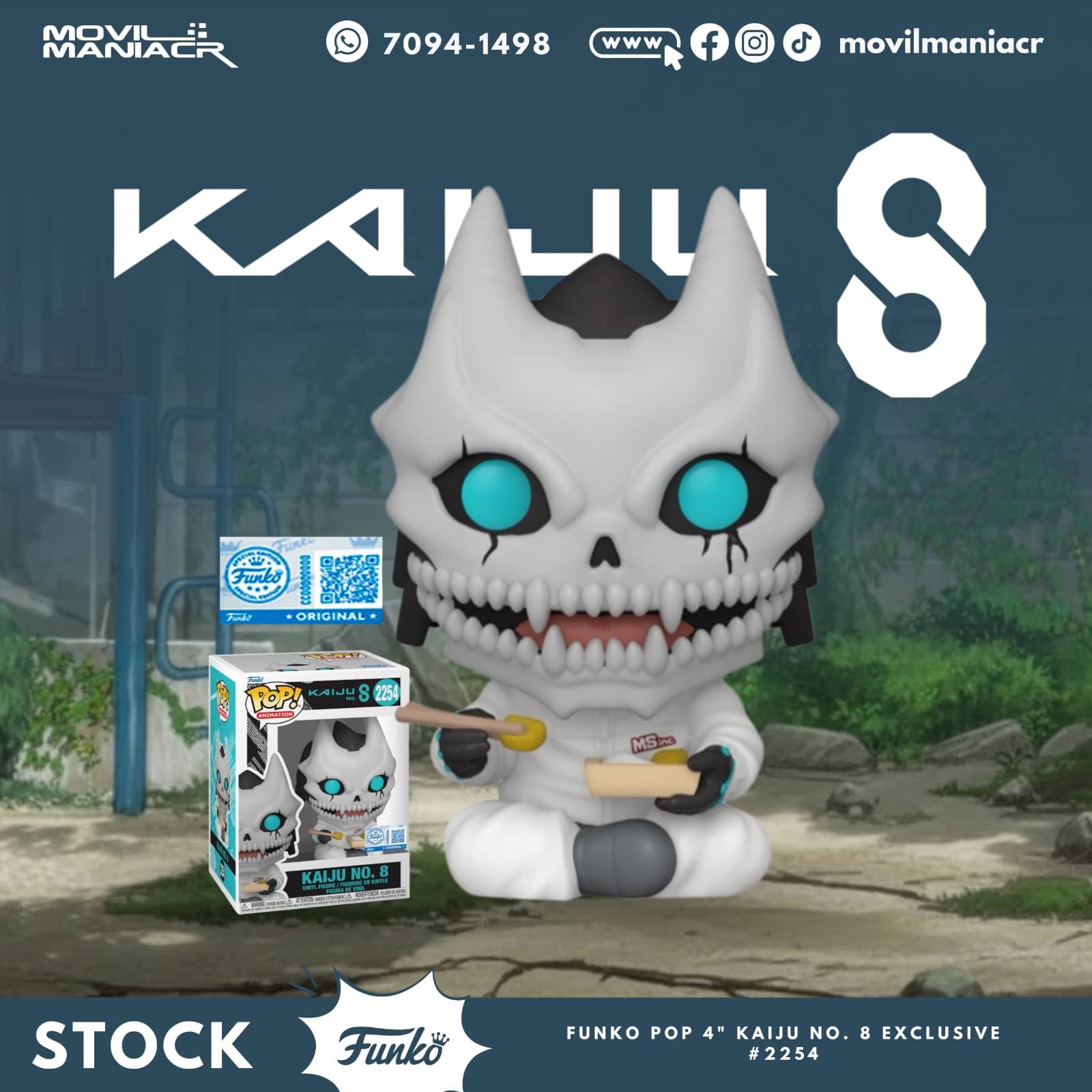 Funko Pop Kaiju No. 8(Jumpsuit) Exclusivo #2254 - (Stock) ¡Disponible Ahora! 1 Funko Pop Kaiju No. 8(Jumpsuit) Exclusivo #2254 - (Stock) ¡Disponible Ahora!
