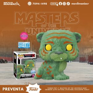 Funko Pop MOTU Baby Cringer(Flocked) Exclusivo #2027- (Preventa) ¡Reserva Ahora!
