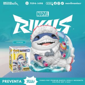 Funko Pop Marvel Rivals Incognito Dolphin Jeff Premium #1653 - (Preventa) ¡Reserva Ahora!