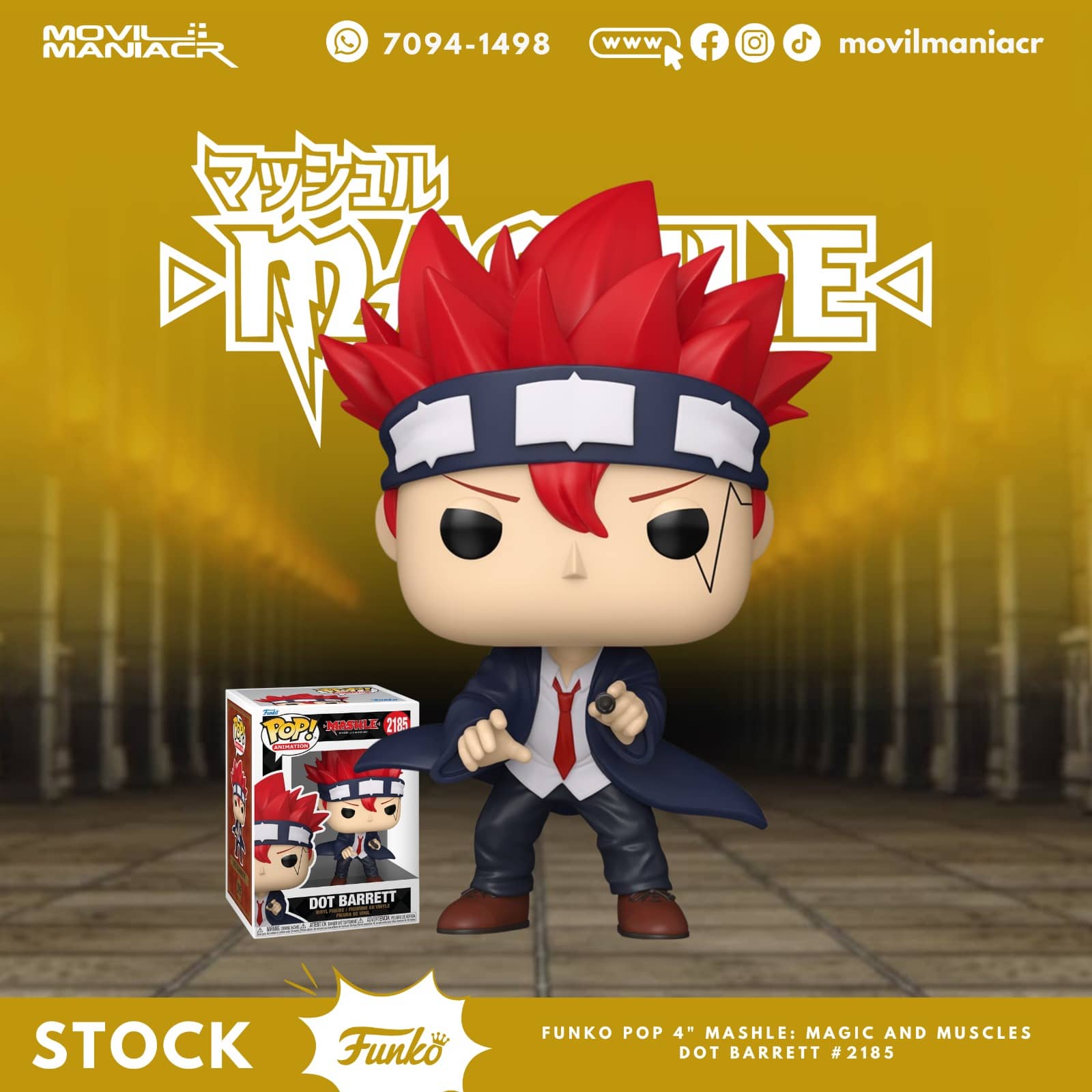 Funko Pop Mashle: Magic and Muscles Dot Barrett #2185 - (Stock) ¡Disponible Ahora! 1 Funko Pop Mashle Magic and Muscles Dot Barrett #2185 - (Stock) ¡Disponible Ahora!