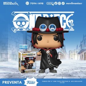 Funko Pop One Piece Portgas D. Ace Exclusivo #2130 - (Preventa) ¡Reserva Ahora!
