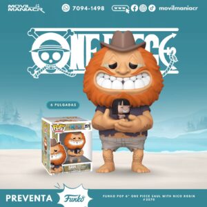Funko Pop One Piece Saul w Nico Robin 6Pulgadas #2570 - (Preventa) ¡Reserva Ahora!