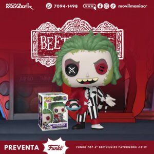 Funko Pop Patchwork Beetlejuice #2119 - (Preventa) ¡Reserva Ahora!