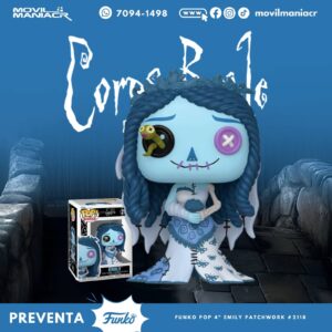 Funko Pop Patchwork Corpse Bride Emily #2118 - (Preventa) ¡Reserva Ahora!