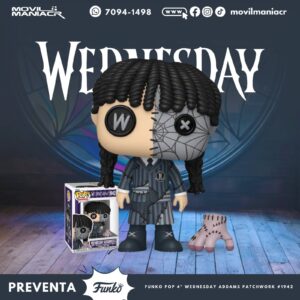 Funko Pop Patchwork Wednesday #1942 - (Preventa) ¡Reserva Ahora!
