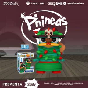 Funko Pop Phineas and Ferb Partridge on a Perry Exclusivo #1630 - (Preventa) ¡Reserva Ahora!