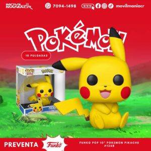 Funko Pop Pokémon Pikachu 10Pulgadas #1268 - (Preventa) ¡Reserva Ahora!