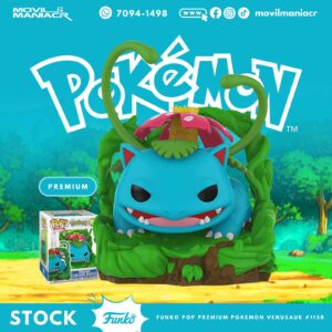 Funko Pop Pokémon Venusaur #1158 - Premium (Stock) ¡Disponible Ahora!