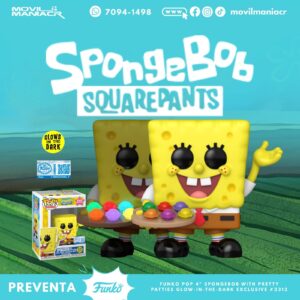 Funko Pop SpongeBob w Pretty Patties GITD Exclusivo #2312 - (Preventa) ¡Reserva Ahora!