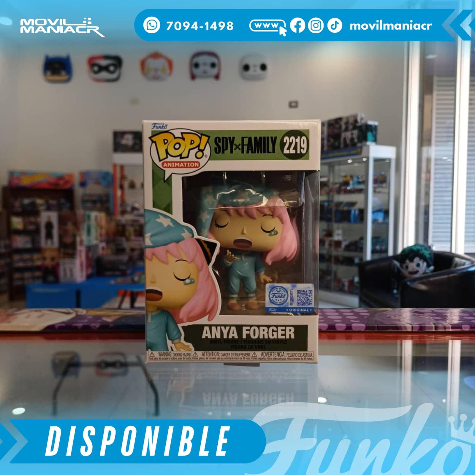 Funko Pop Spy x Family Anya Forger Exclusivo #2219 - (Stock) ¡Disponible Ahora! 2 Funko Pop Spy x Family Anya Forger Exclusivo! #2219 - (Stock) ¡Disponible Ahora!