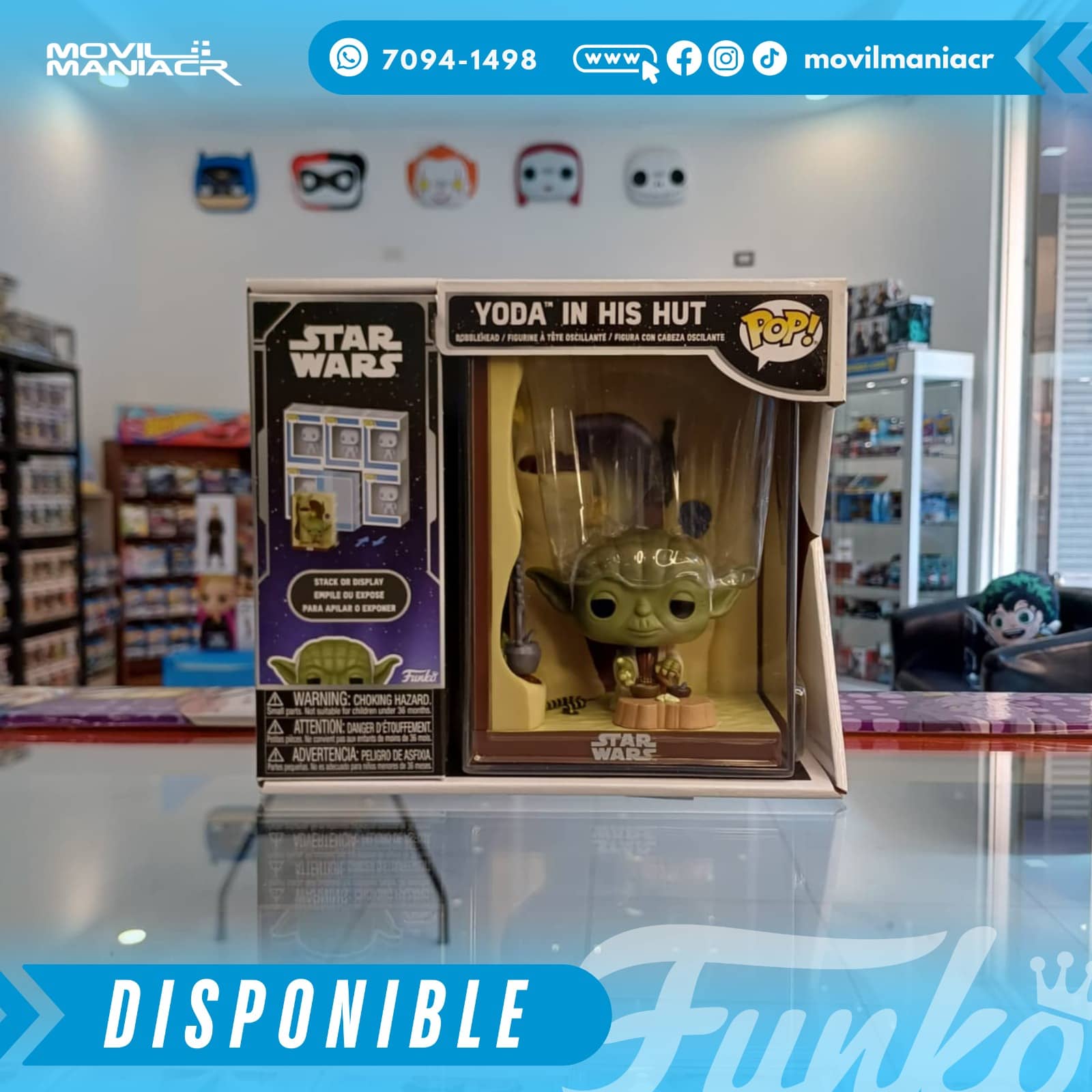 Funko Pop Star Wars Yoda in His Hut Nook - (Stock) ¡Disponible Ahora! 2 Funko Pop Star Wars Yoda in His Hut Nook - (Stock) ¡Disponible Ahora! - Imagen 2