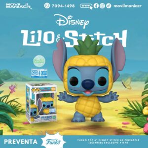 Funko Pop Stitch as Pineapple(Scented) Exclusivo #1570 - (Preventa) ¡Reserva Ahora!