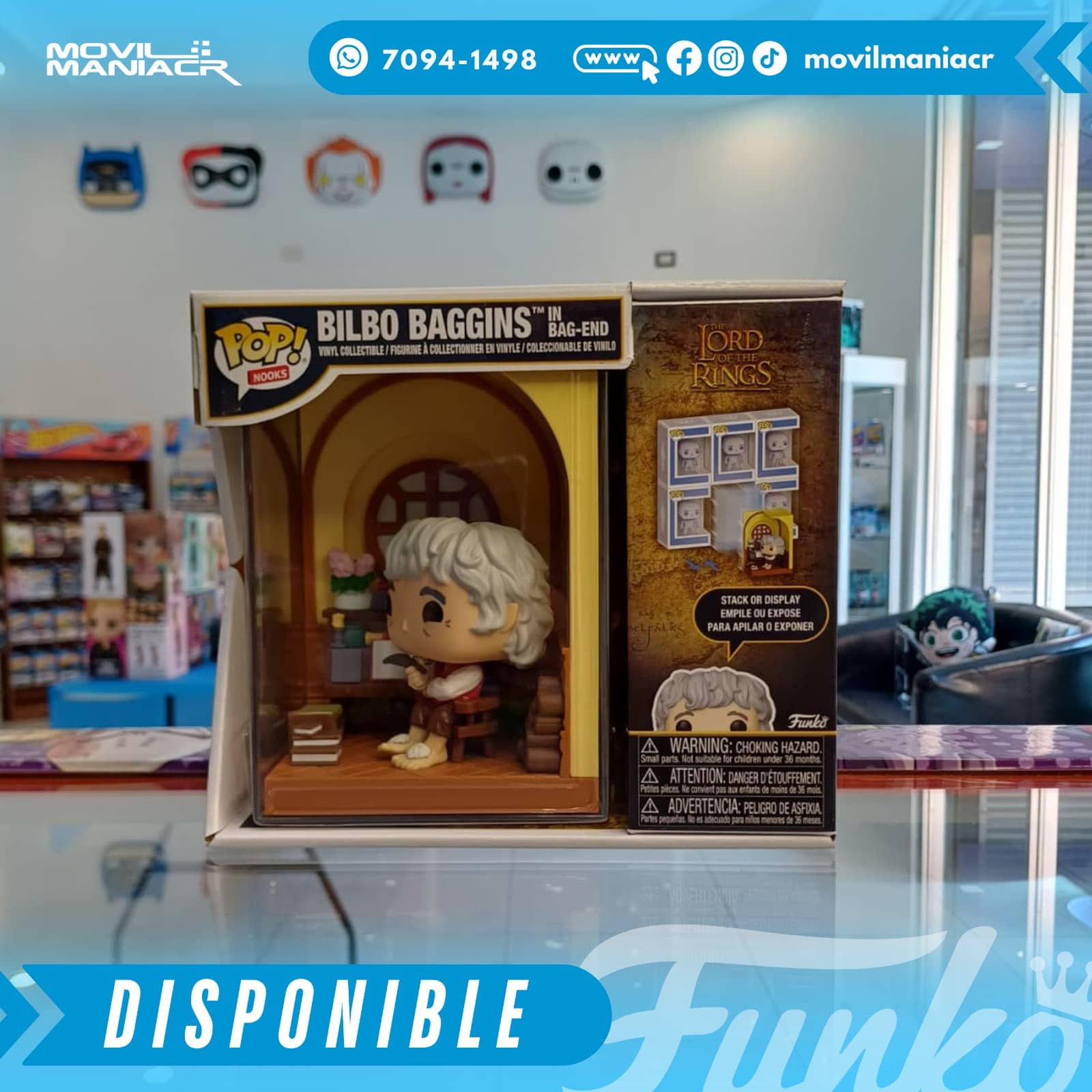 Funko Pop The Lord of the Rings Bilbo Baggins Nook - (Stock) ¡Disponible Ahora! 2 Funko Pop The Lord of the Rings Bilbo Baggins Nook - (Stock) ¡Disponible Ahora!
