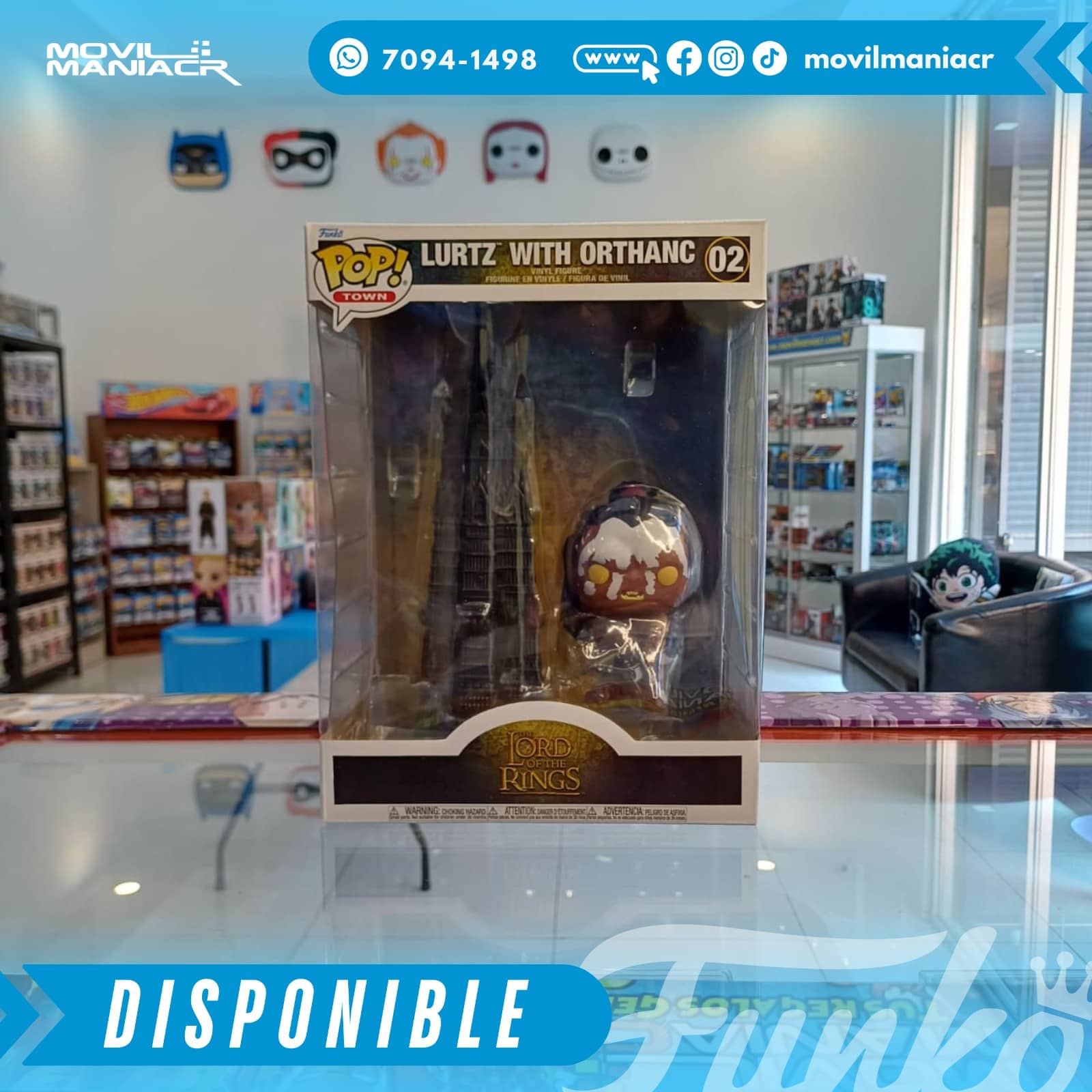 Funko Pop The Lord of the Rings Lurtz with Orthanc #02 - Town (Stock) ¡Disponible Ahora! 2 Funko Pop The Lord of the Rings Lurtz with Orthanc #02 - Town (Stock) ¡Disponible Ahora! - Imagen 2