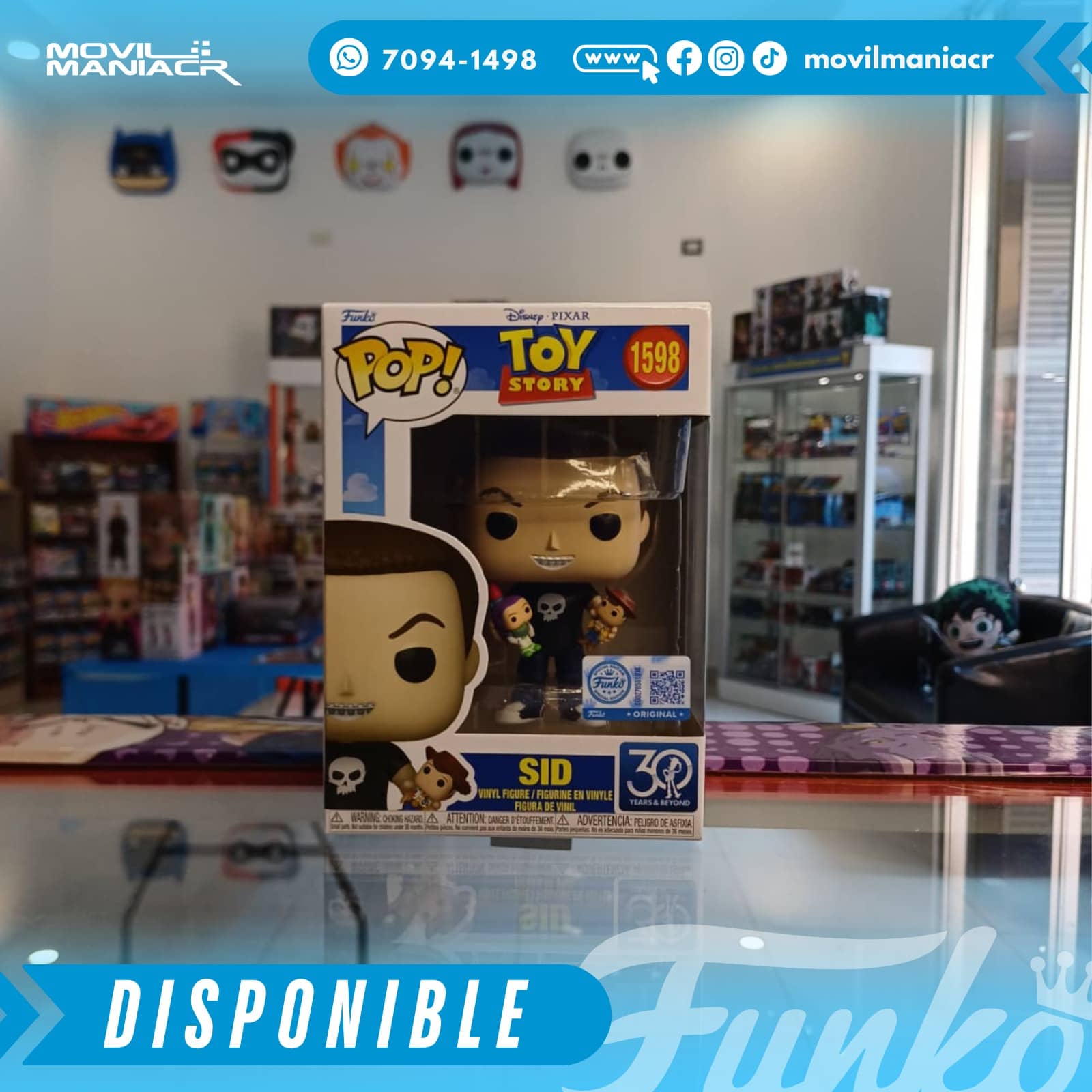 Funko Pop Toy Story 30th Anniversary Sid Exclusivo #1599 - (Stock) ¡Disponible Ahora! 2 Funko Pop Toy Story 30th Anniversary Sid Exclusivo #1599 - (Stock) ¡Disponible Ahora!