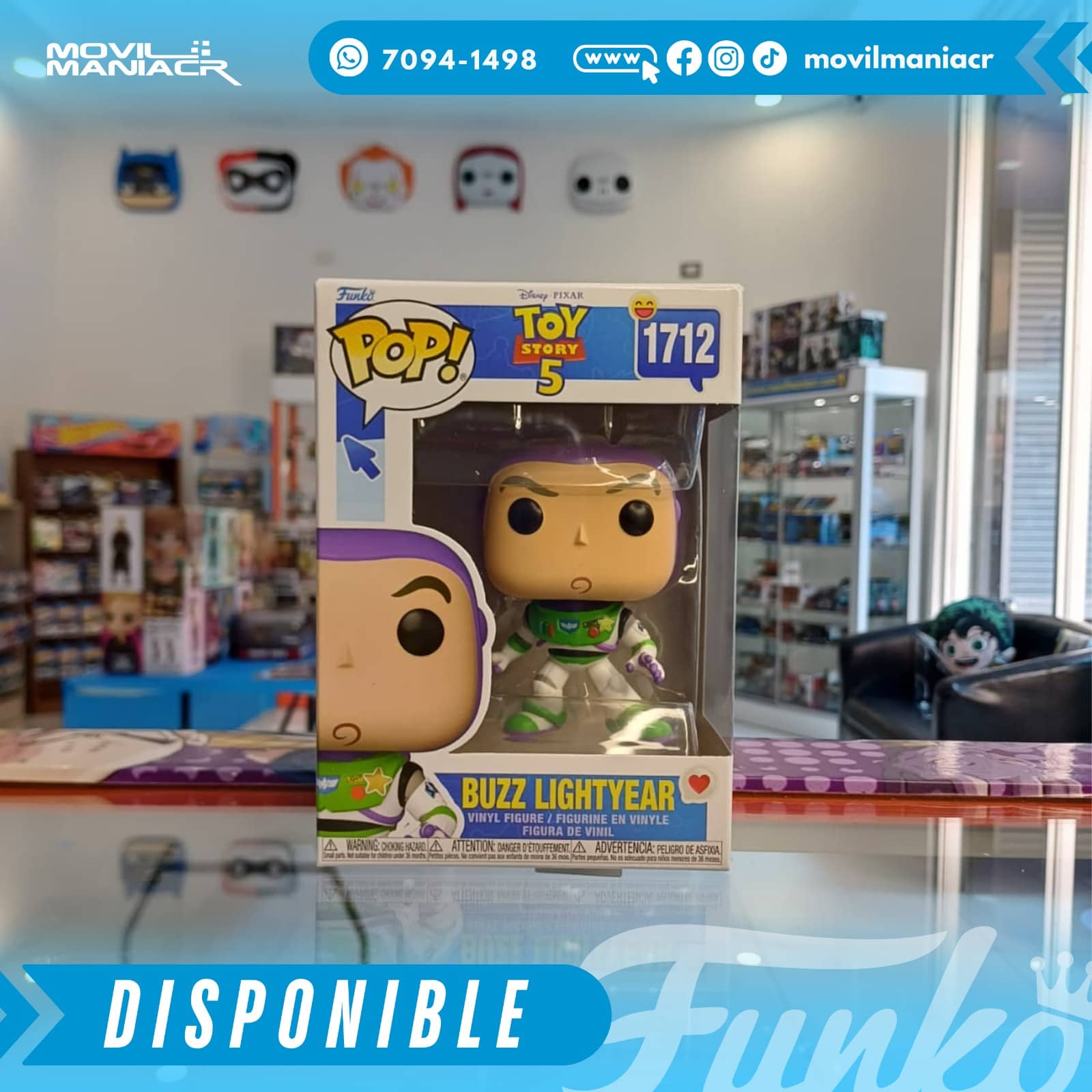 Funko Pop Toy Story 5 Buzz Lightyear #1712 - (Stock) ¡Disponible Ahora! 2 Funko Pop Toy Story 5 Buzz Lightyear #1712 - (Stock) ¡Disponible Ahora!