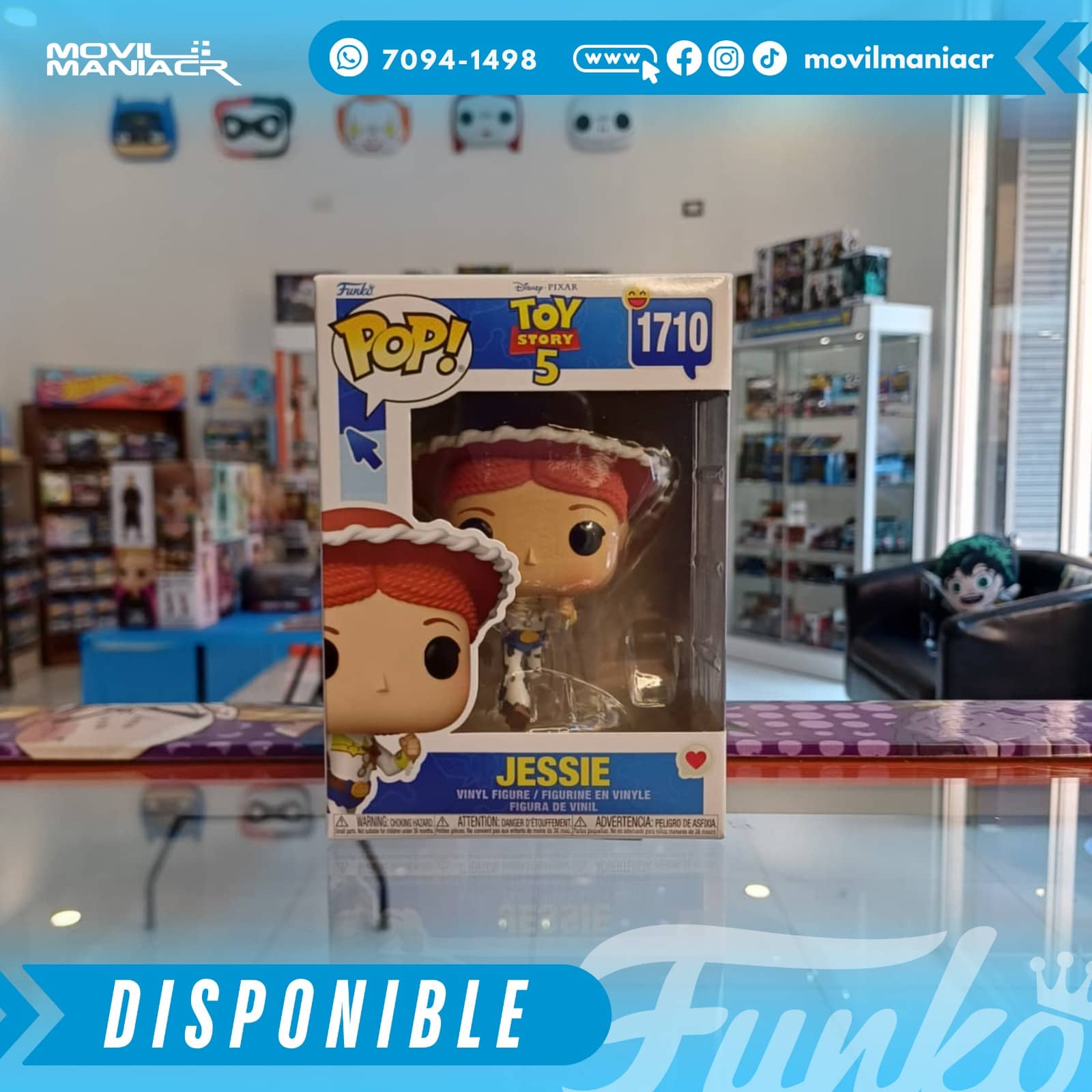Funko Pop Toy Story 5 Jessie #1710 - (Stock) ¡Disponible Ahora! 2 Funko Pop Toy Story 5 Jessie #1710 - (Stock) ¡Disponible Ahora! - Imagen 2