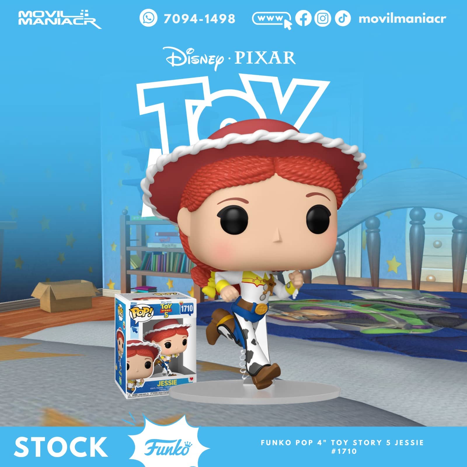 Funko Pop Toy Story 5 Jessie #1710 - (Stock) ¡Disponible Ahora! 1 Funko Pop Toy Story 5 Jessie #1710 - (Stock) ¡Disponible Ahora!