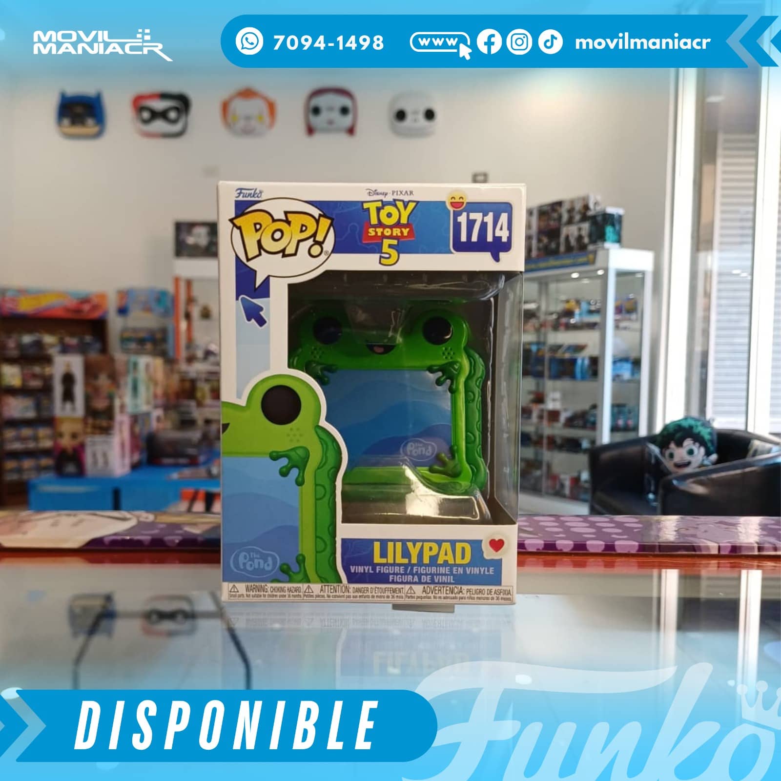 Funko Pop Toy Story 5 Lilypad #1714 - (Stock) ¡Disponible Ahora! 2 Funko Pop Toy Story 5 Lilypad #1714 - (Stock) ¡Disponible Ahora!