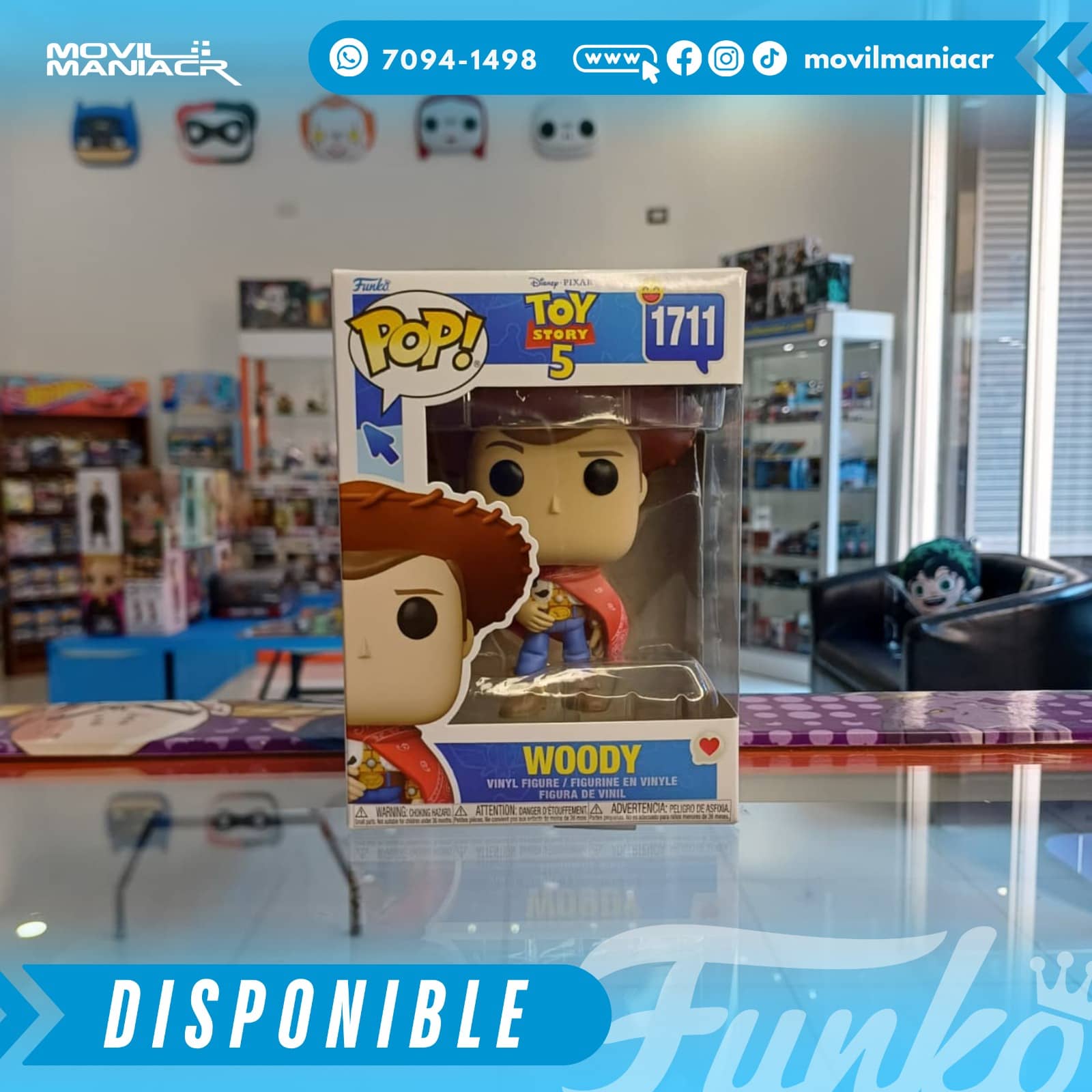 Funko Pop Toy Story 5 Woody #1711 - (Stock) ¡Disponible Ahora! 2 Funko Pop Toy Story 5 Woody #1711 - (Stock) ¡Disponible Ahora!