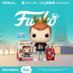 Funko Pop Traveling Freddy (I Heart NY) Exclusivo #224 - (Preventa) ¡Reserva Ahora!