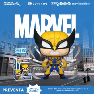 Funko Pop Wolverine(Spider-Man Mash-Up) Exclusivo #1607 - (Preventa) ¡Reserva Ahora!