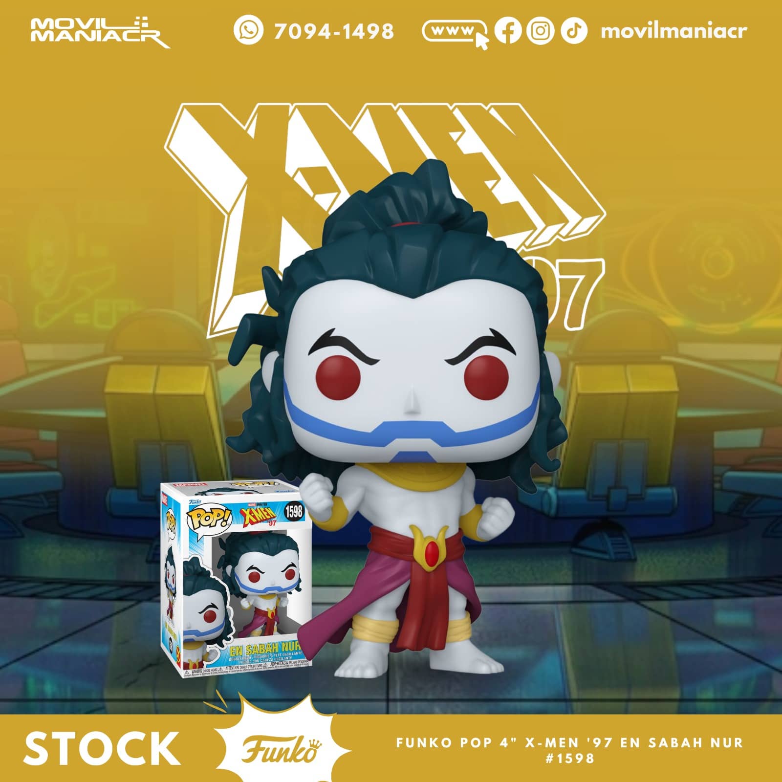 Funko Pop X-Men '97 En Sabah Nur #1598 - (Stock) ¡Disponible Ahora! 1 Funko Pop X-Men '97 En Sabah Nur #1598 - (Stock) ¡Disponible Ahora!