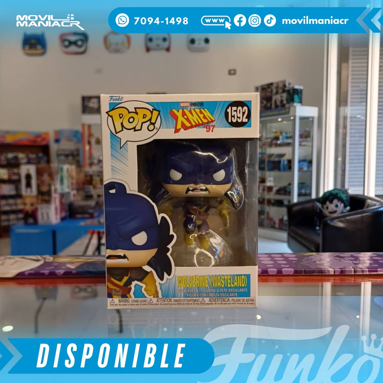 Funko Pop X-Men '97 Wolverine (Wasteland) #1592 - (Stock) ¡Disponible Ahora! 2 Funko Pop X-Men '97 Wolverine (Wasteland) #1592 - (Stock) ¡Disponible Ahora! - Imagen 2