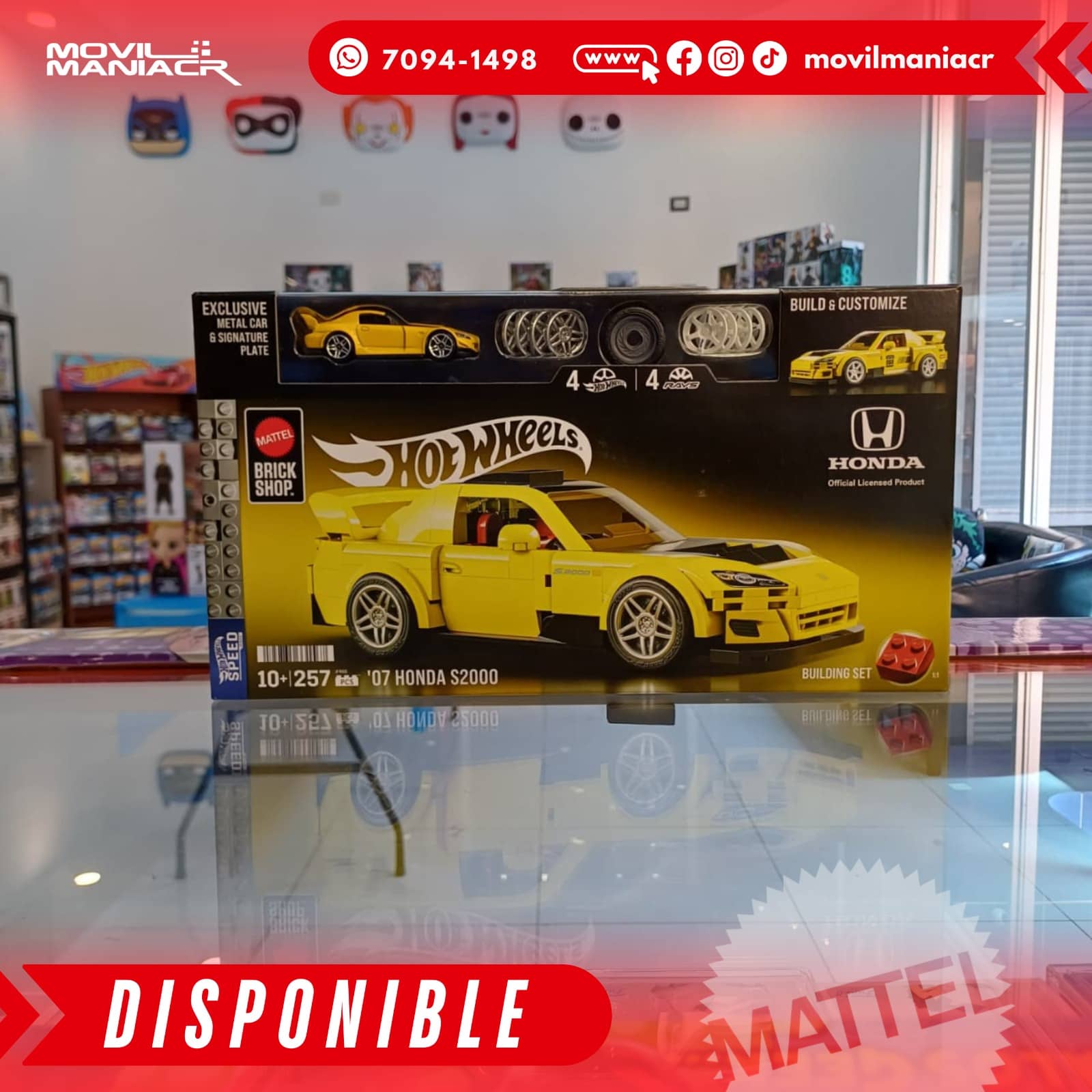Hot Wheels Brick Shop '07 Honda S2000 Escala 1:32 - (Stock) ¡Disponible Ahora! 1 Hot Wheels Brick Shop '07 Honda S2000 Escala 132 - (Stock) ¡Disponible Ahora!