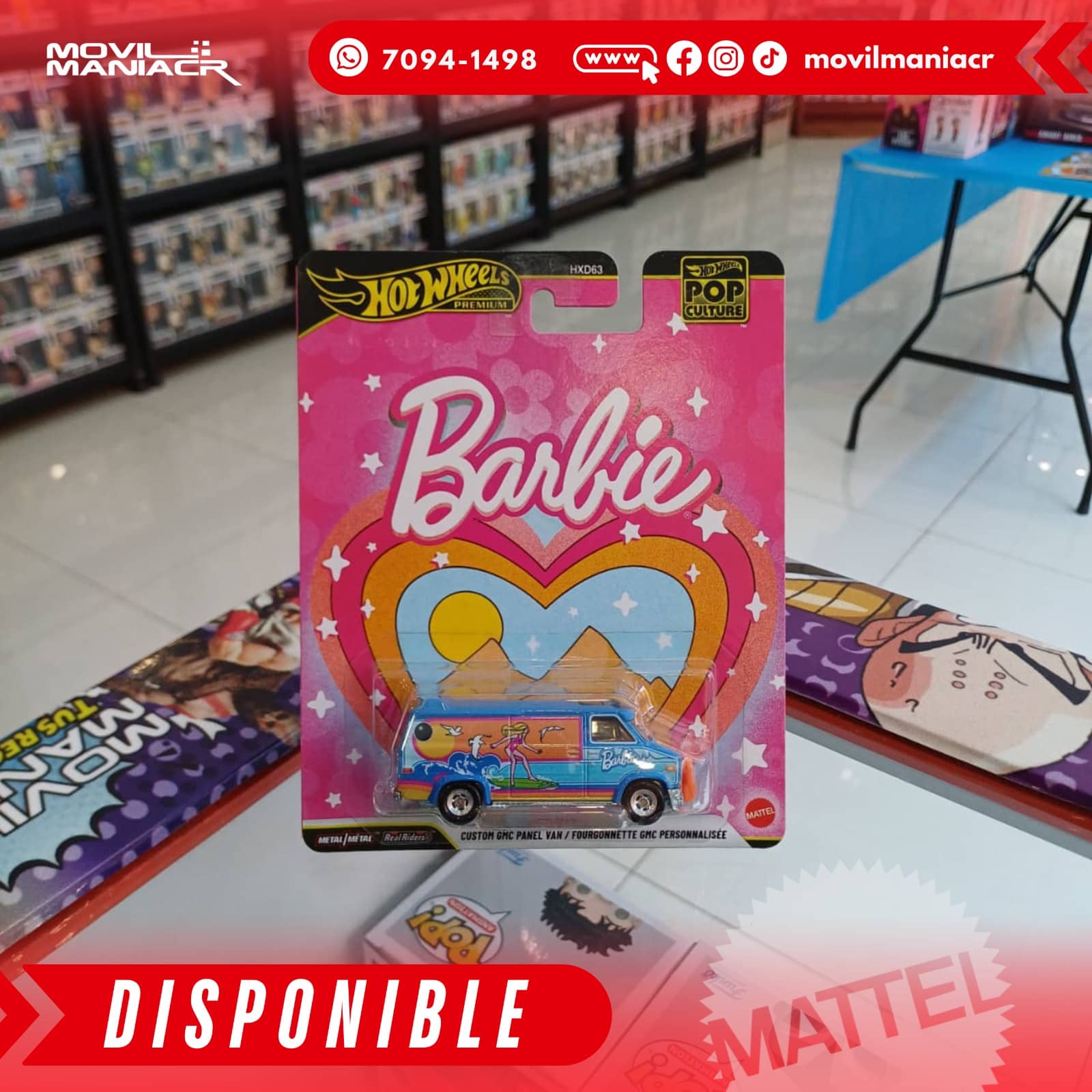 Hot Wheels Pop Culture Barbie Custom GMC Panel Van - Premium (Stock) ¡Disponible Ahora! 1 Hot Wheels Pop Culture Barbie Custom GMC Panel Van - Premium (Stock) ¡Disponible Ahora!