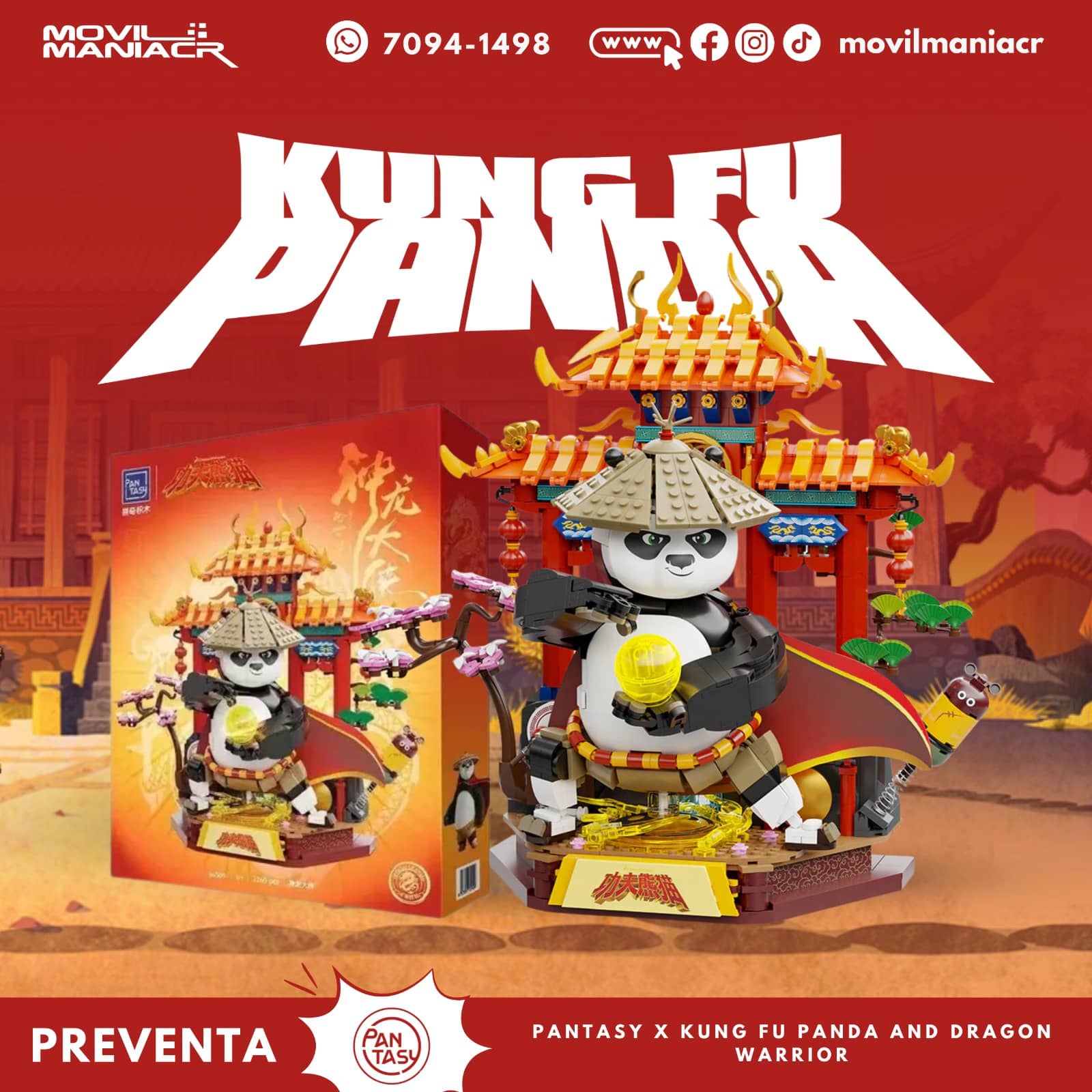 Armable Pantasy Kung Fu Panda Dragon Warrior(86509) - (Preventa) ¡Reserva Ahora! 1 Armable Pantasy Kung Fu Panda Dragon Warrior(86509) - (Preventa) ¡Reserva Ahora!