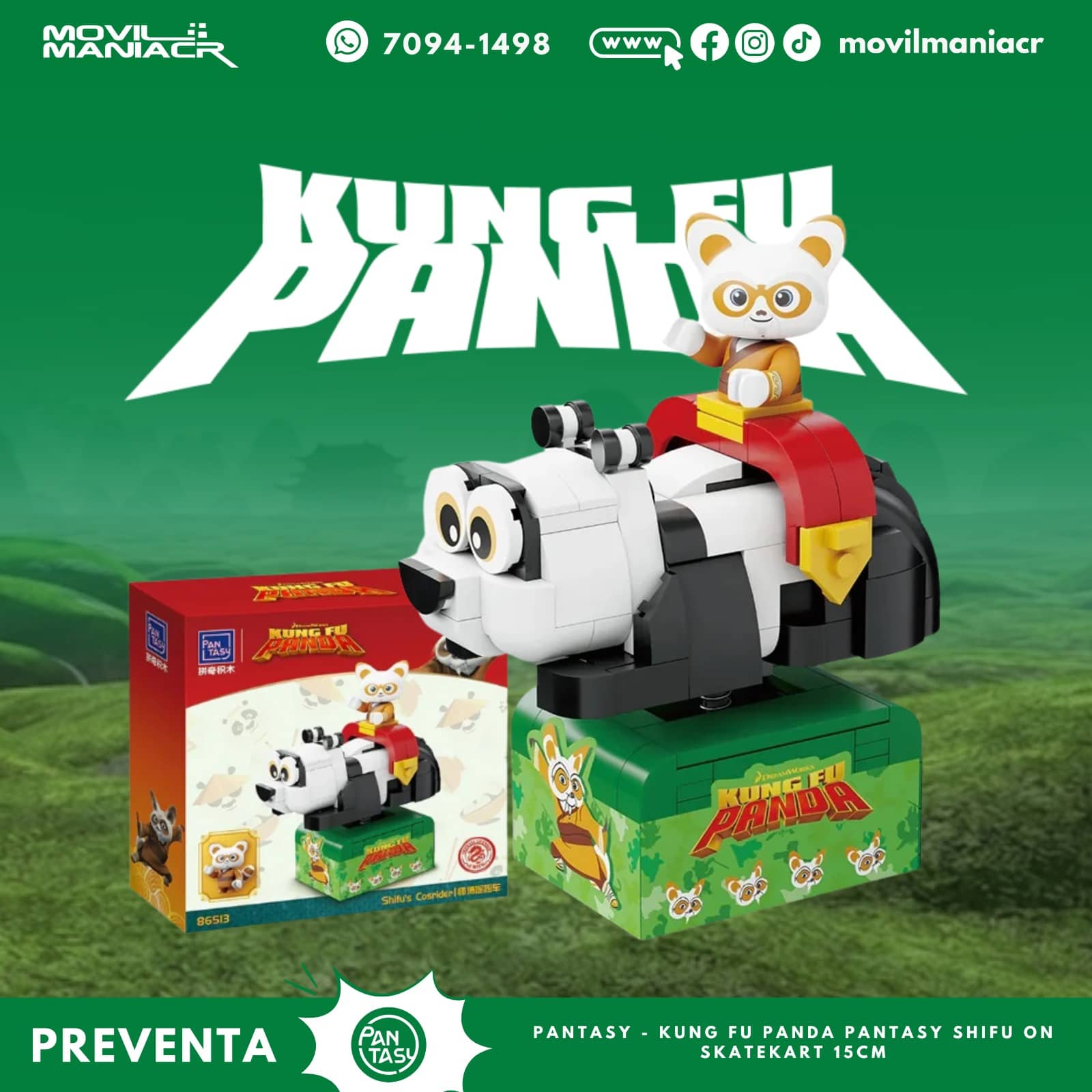 Armable Pantasy Kung Fu Panda Shifu's Cosrider(86513) - (Preventa) ¡Reserva Ahora! 1 Armable Pantasy Kung Fu Panda Shifu's Cosrider(86513) - (Preventa) ¡Reserva Ahora!