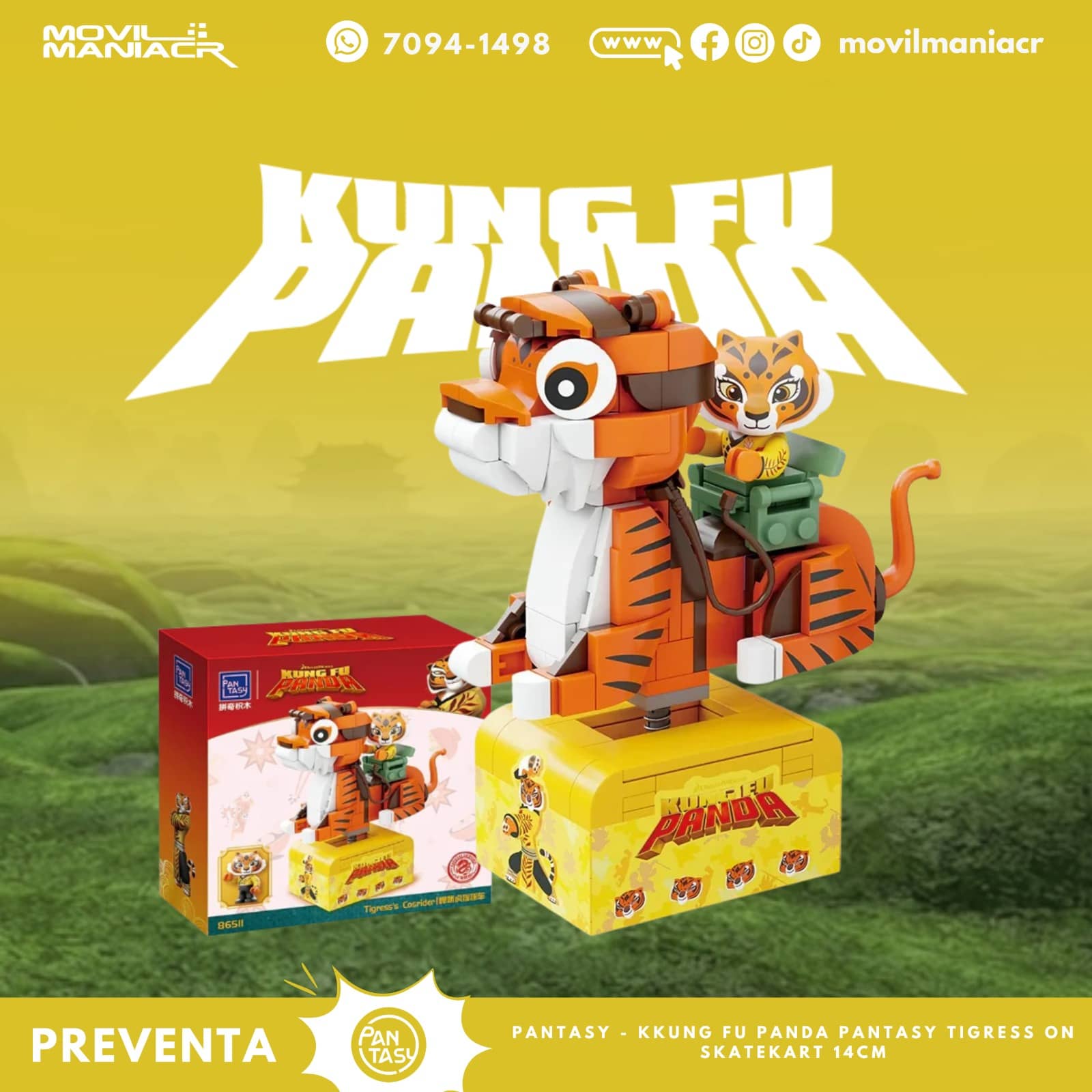 Armable Pantasy Kung Fu Panda Tigress's Cosrider(86511) - (Preventa) ¡Reserva Ahora! 1 Armable Pantasy Kung Fu Panda Tigress's Cosrider(86511) - (Preventa) ¡Reserva Ahora!
