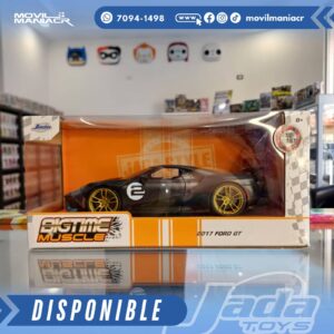 Carro Jada Toys Bigtime Muscle 2017 Ford GT Escala 1:24 – (Stock) ¡Disponible Ahora!