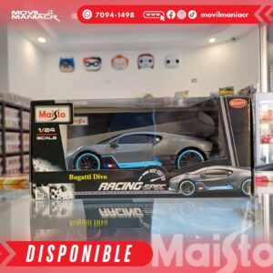 Carro Maisto Racing-Spec Porsche Bugatti Divo Escala 124 – (Stock) ¡Disponible Ahora!